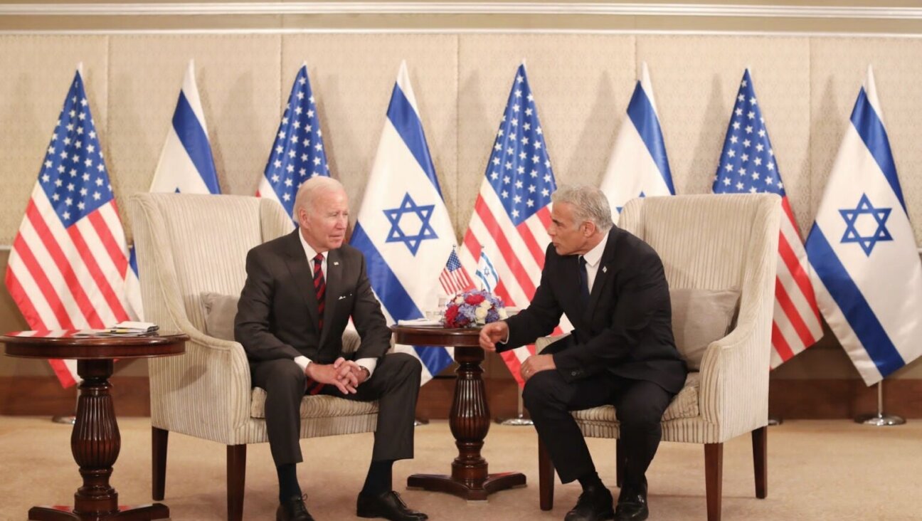 President Joe Biden met with Israeli Prime Minster Yair Lapid last month in Israel. (Avishag Sha'ar-Yashiv)