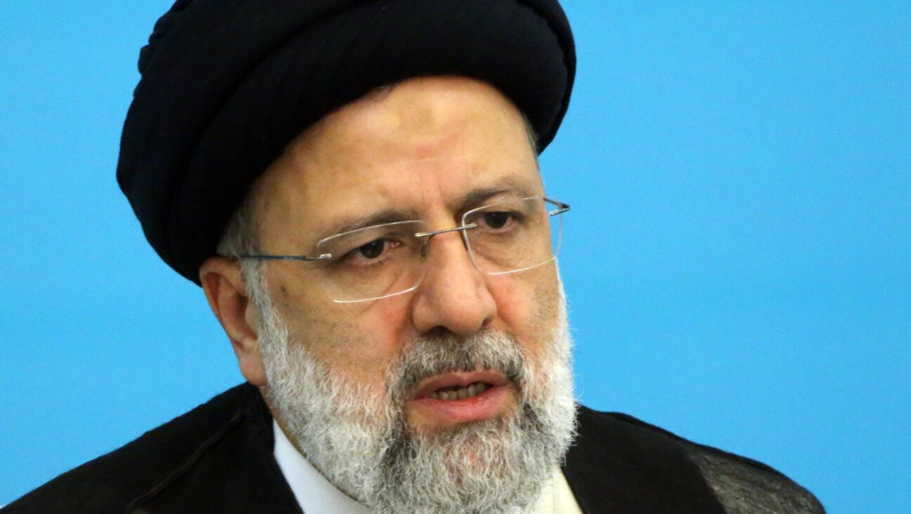 Iranian President Ebrahim Raisi speaks during a press conference in Tehran, July,19, 2022. (Getty Images)