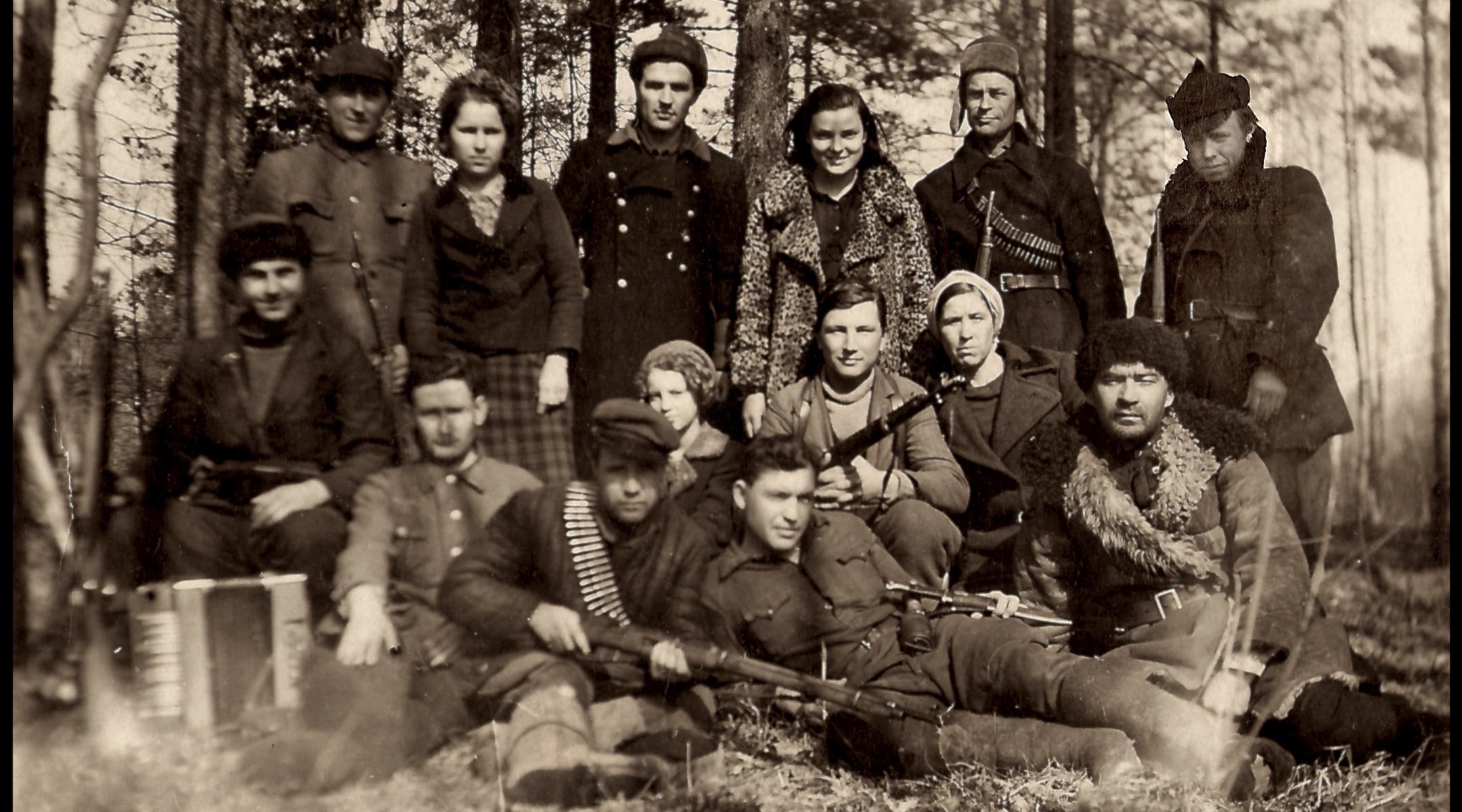 Jewish partisans shown in the documentary “Four Winters.” (New Moon Films)