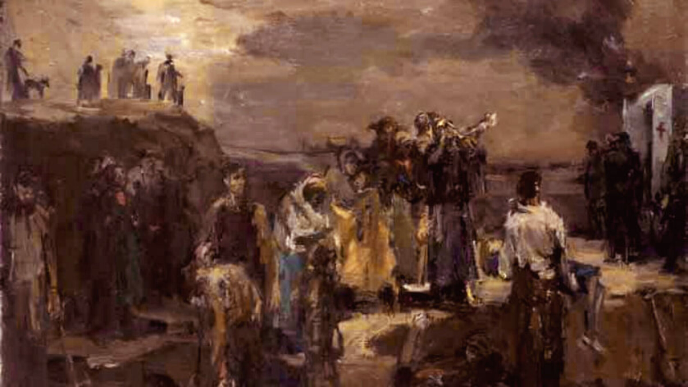 פֿעליקס לעמבערסקי, „דערשיסונג. באַבי יאַר“, געמאָלט צווישן 1944־1952