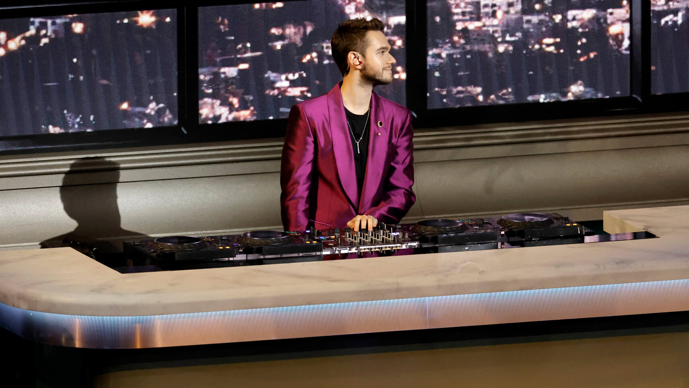 Zedd at the turntable for an execrable night at the Emmys.