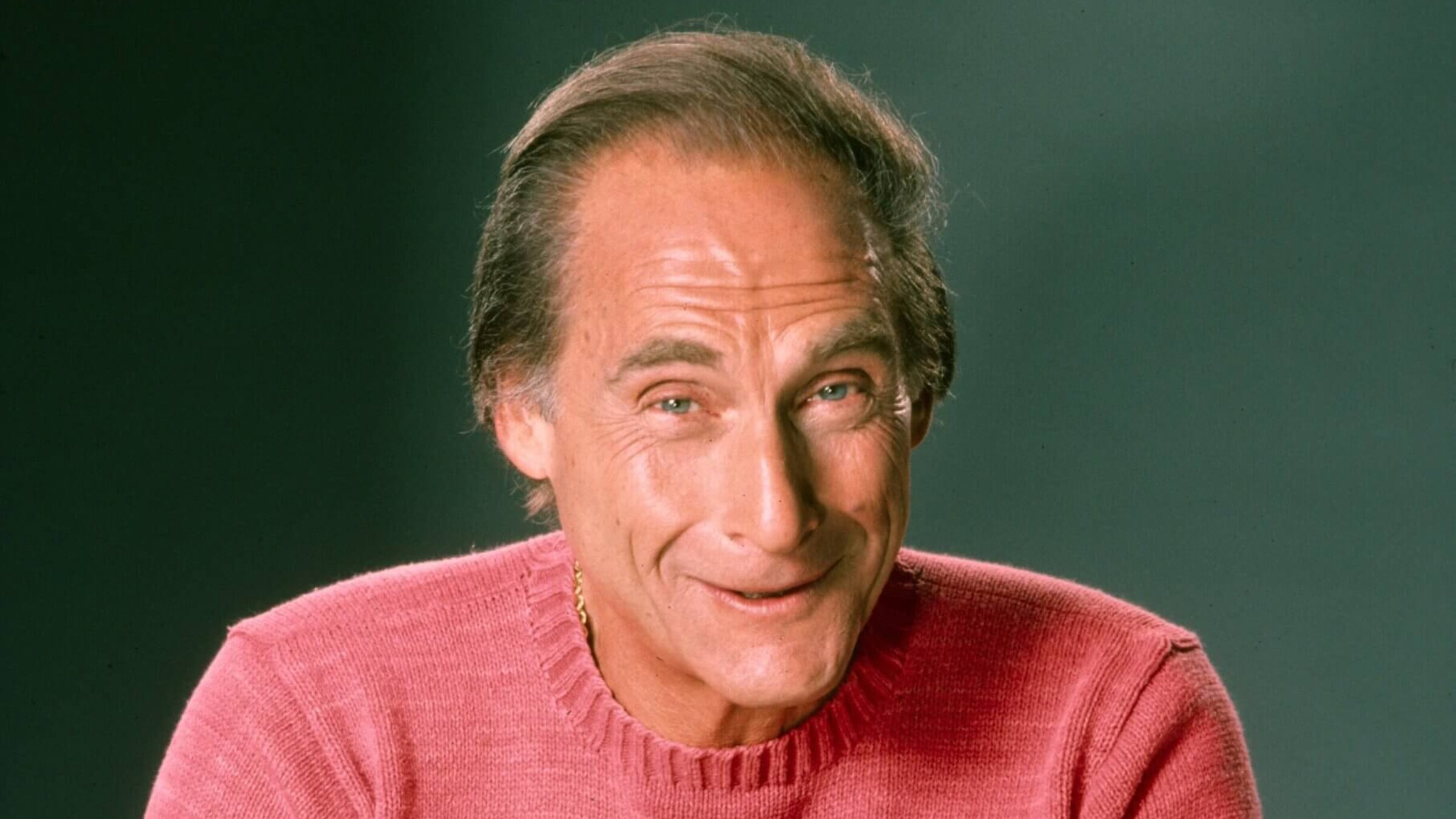 A portrait of Sid Caesar, circa 1986