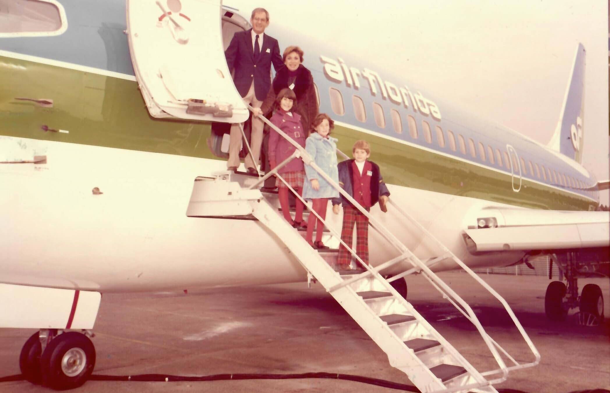 The Timoner family at Boeing headquarters in 1979.