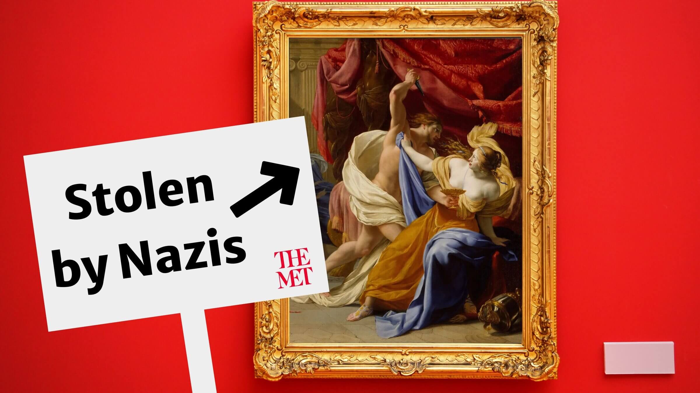 “The Rape of Tamar,” a 17th-century painting attributed to Eustache Le Sueur, is owned by the Met. A <a href="https://www.nytimes.com/2020/02/08/arts/met-art-nazi-loot.html">New York Times investigation</a> revealed in 2020 that it was likely abandoned by Siegfried Aram, a Jewish art dealer, when he fled Nazi Germany in 1933.