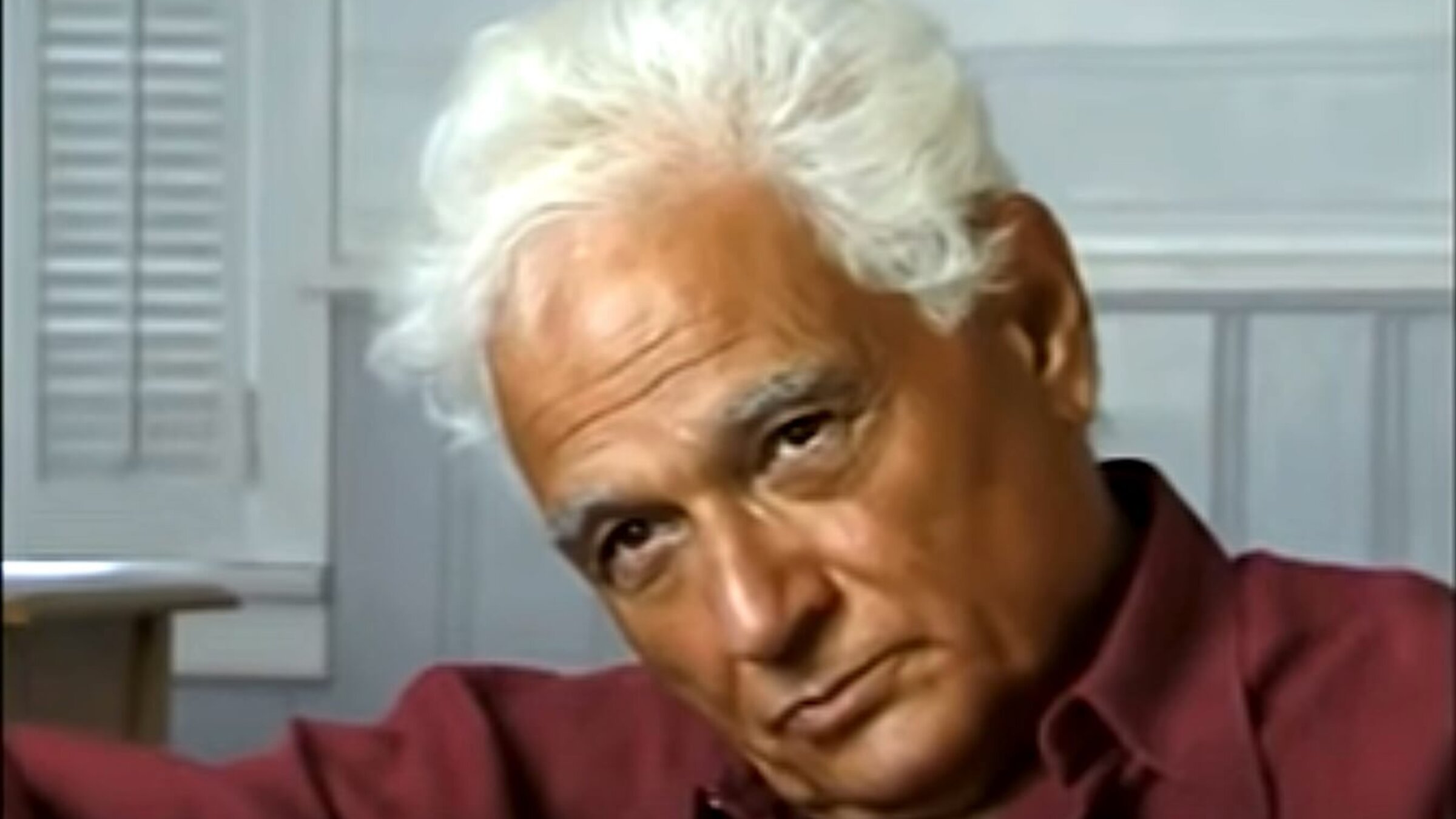 The French philosopher, Jaques Derrida