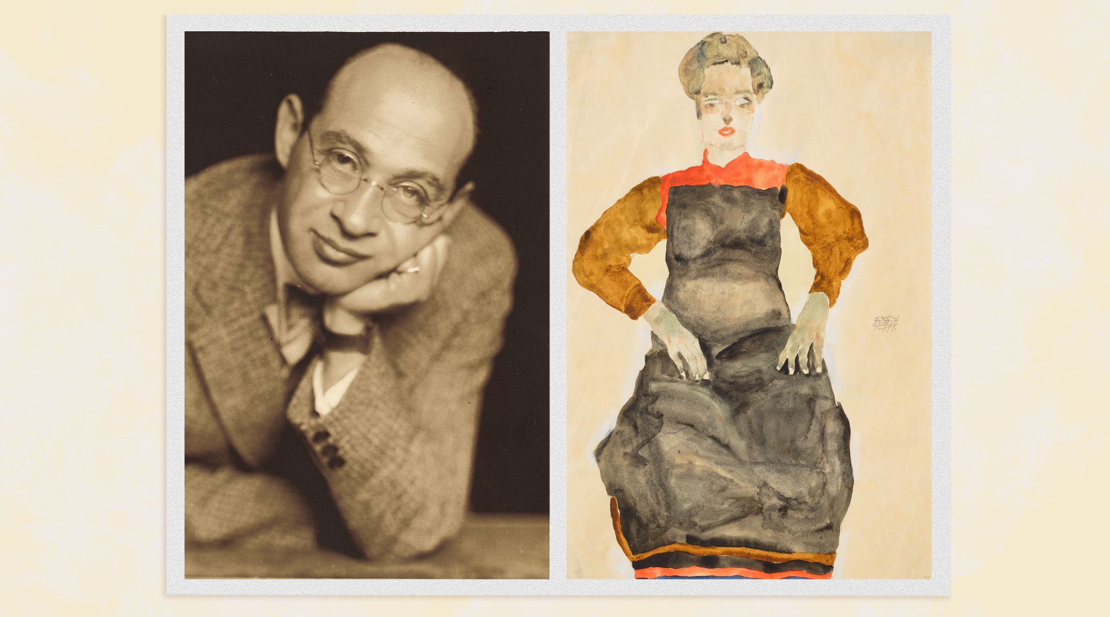 Fritz Grünbaum was an Austrian Jewish cabaret performer and art collector. (Courtesy of CHRISTIE’S IMAGES LTD. 2022 and Getty Images)
