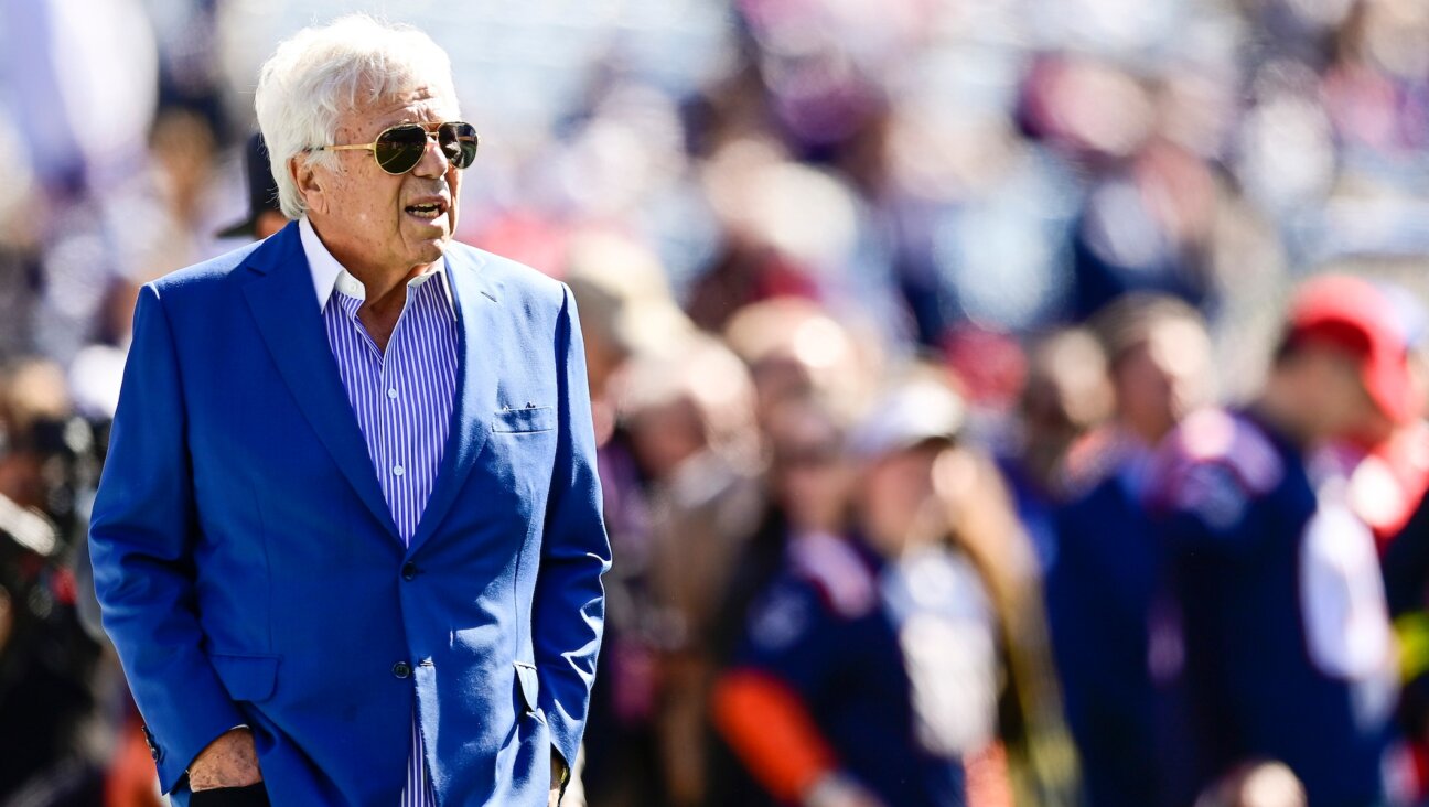 New England Patriots owner Robert Kraft at a game against the Detroit Lions at Gillette Stadium in Foxborough, Mass., Oct. 9, 2022.