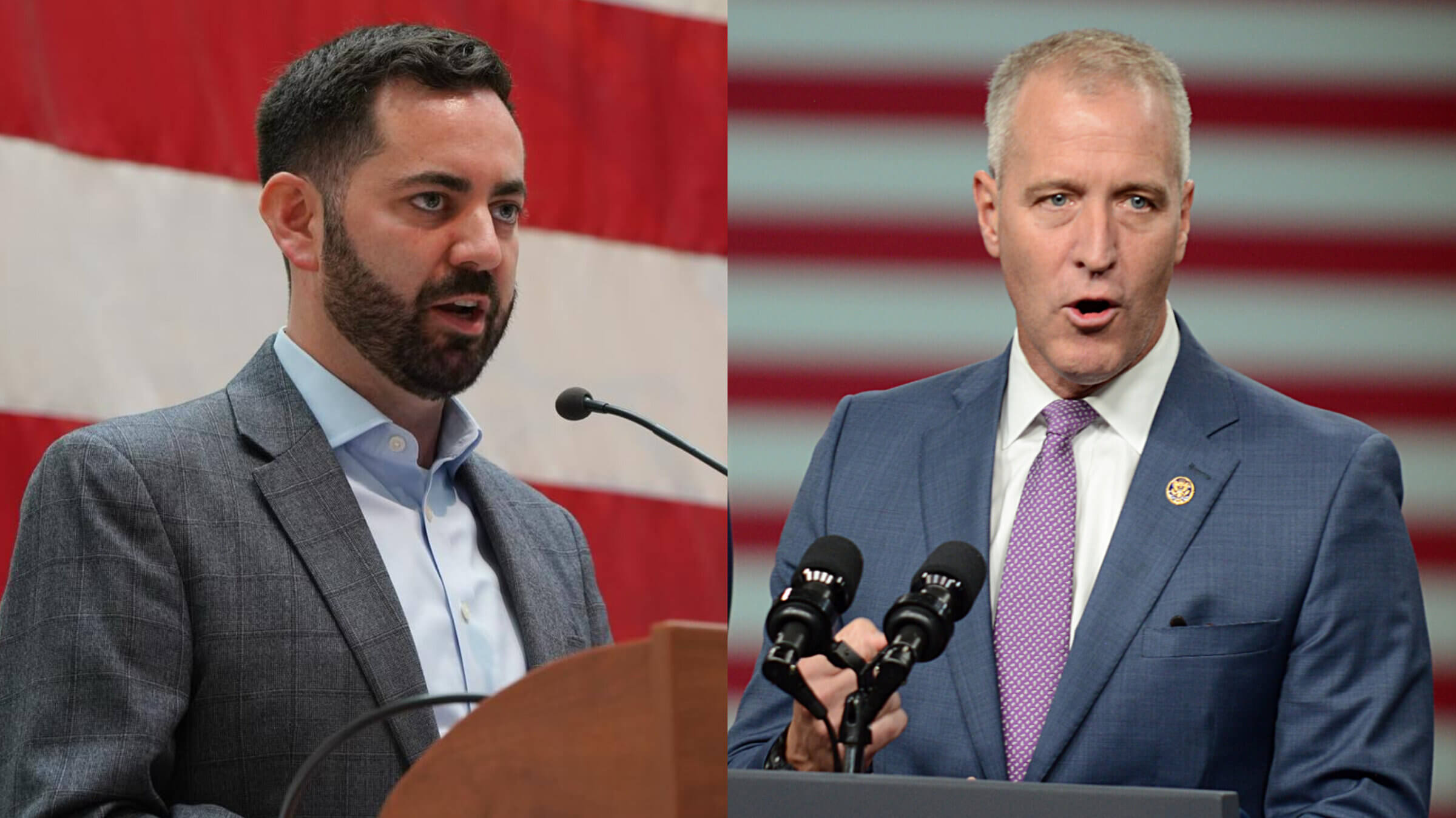 Assemblyman Michael Lawler, left, and Rep. Sean Patrick Maloney are competing to represent New York's 17th Congressional District in the Nov. 8 elections.