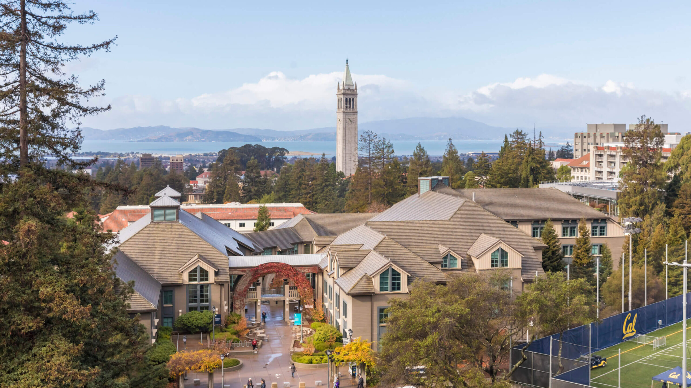 A view of the University of California Berkeley campus. 