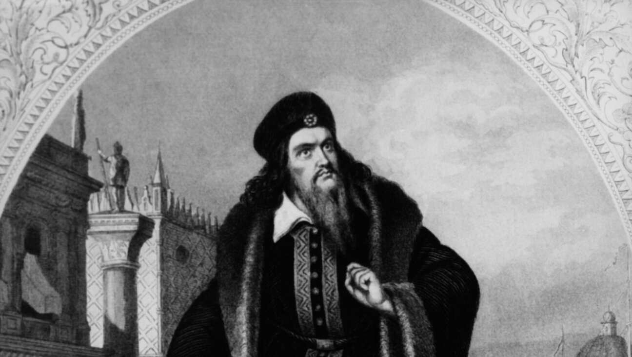 English actor William Macready in the role of Shylock in Shakespeare's 'The Merchant Of Venice,' circa 1825. 