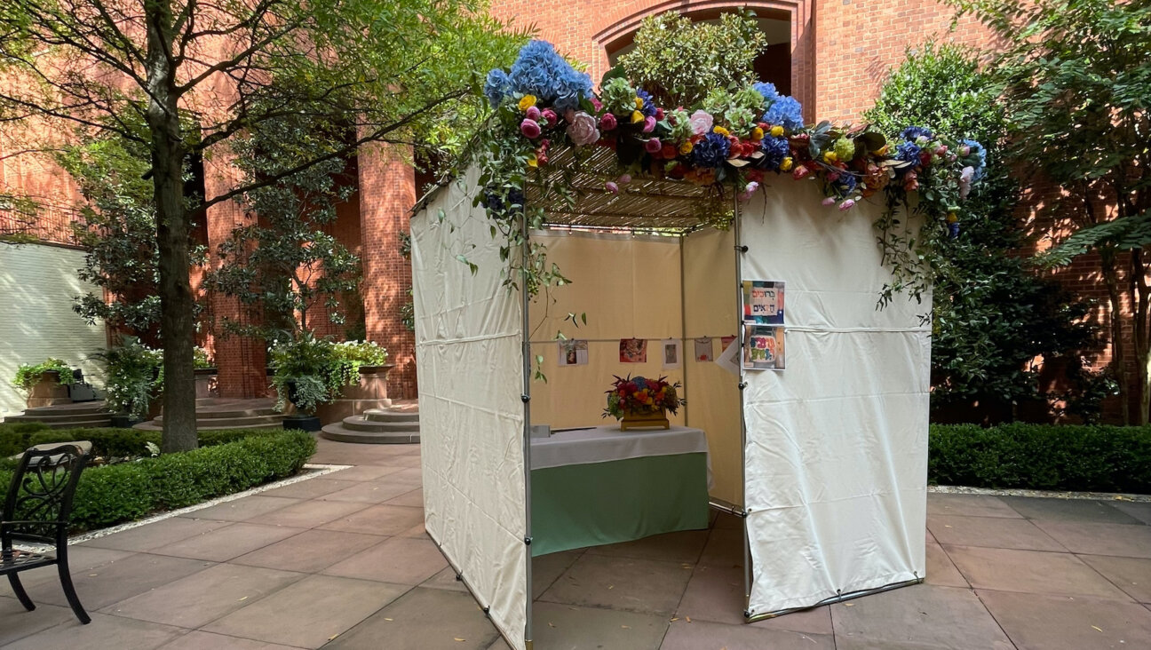 A sukkah outside the Blair House on Oct. 13, 2022 