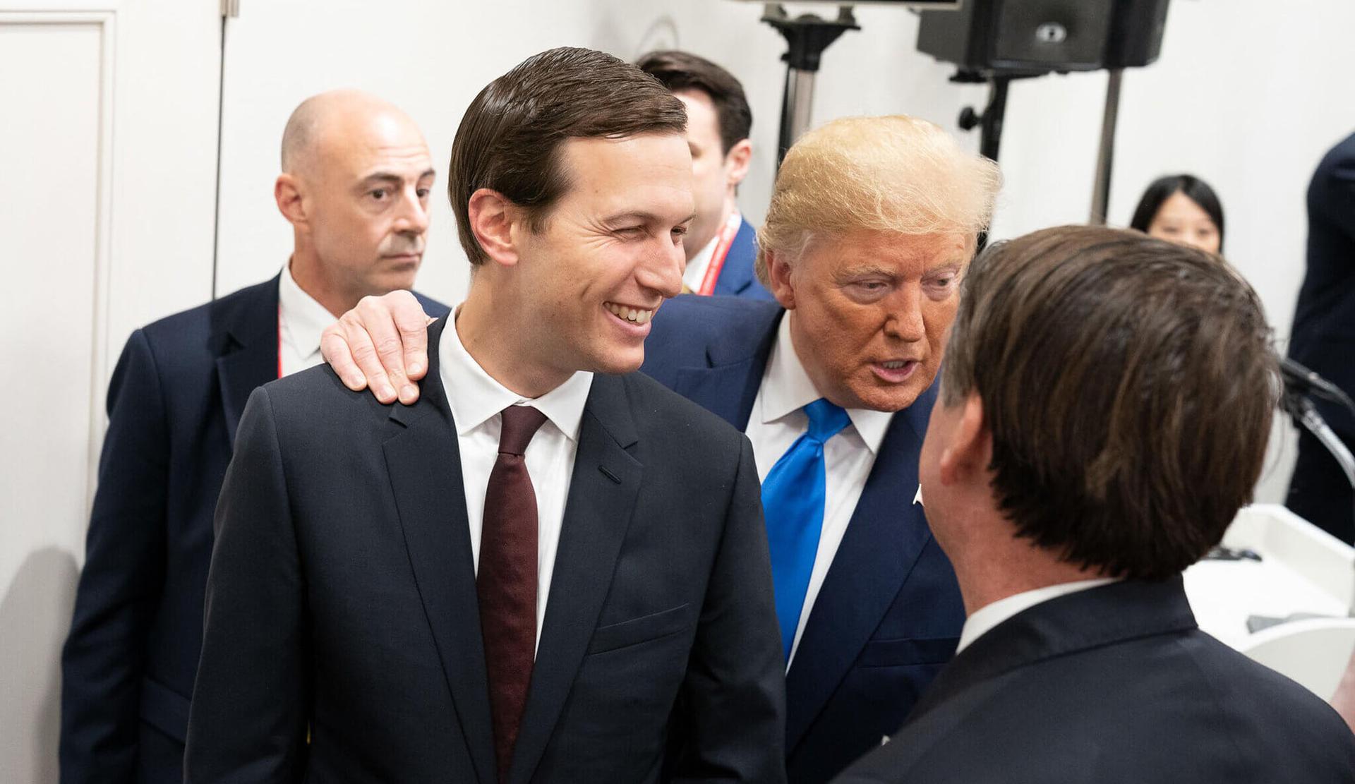 President Donald Trump and Jared Kushner in the summer of 2019. (Shealah Craighead)