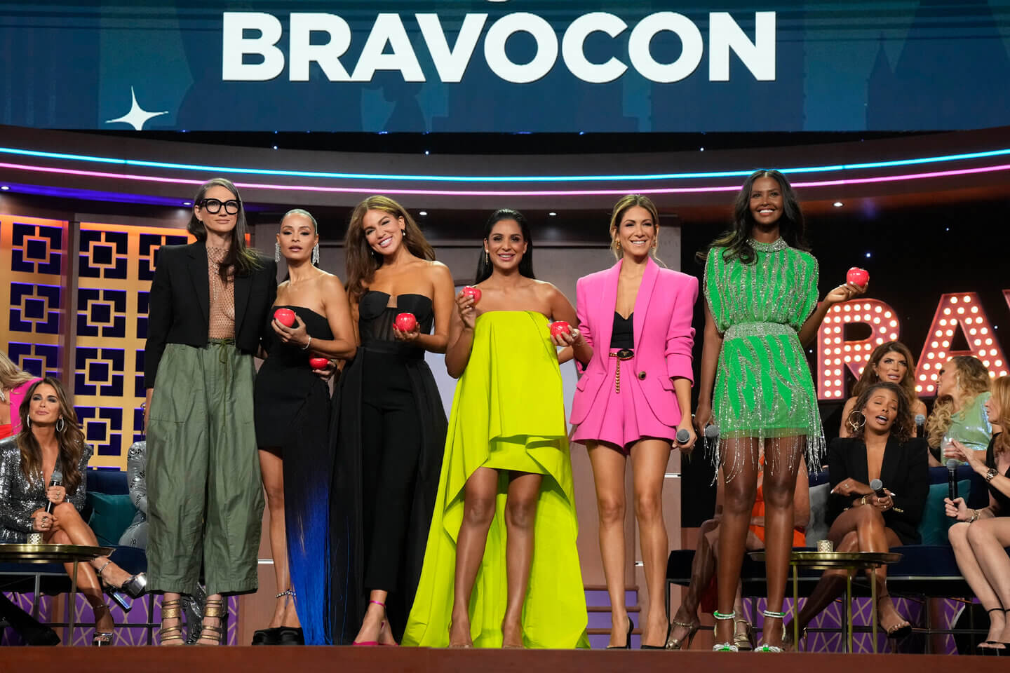 The new, rebooted RHONY cast — minus Savetsky — at Bravocon