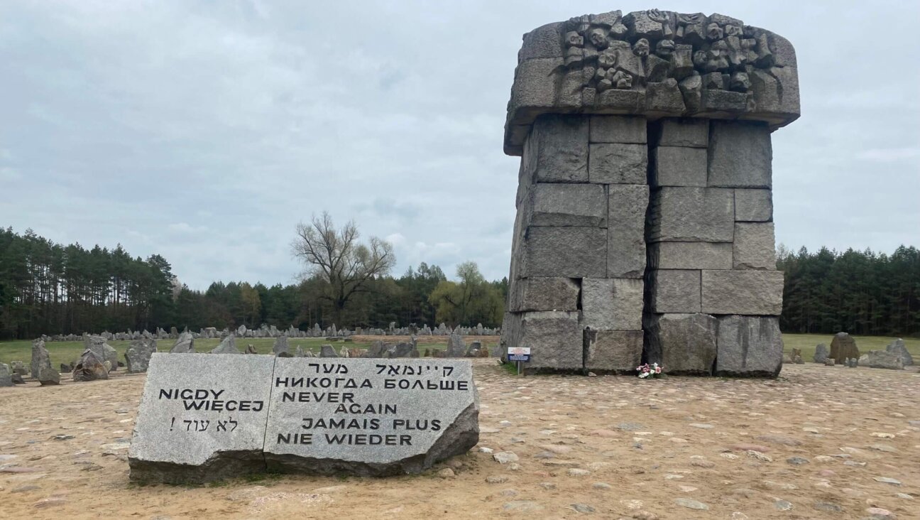 The memorial site at Treblinka, the former Nazi death camp in Poland, April 26, 2022.