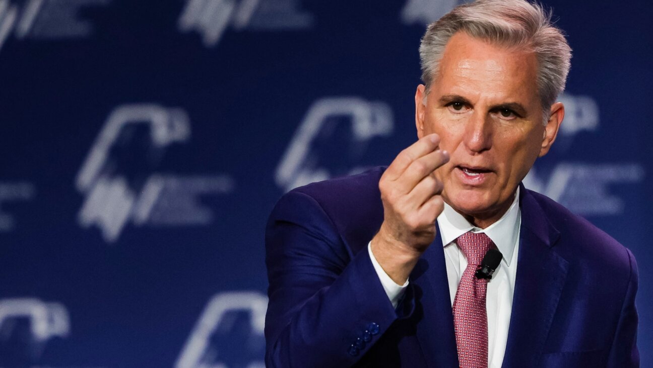 House Minority Leader Kevin McCarthy (R-CA) speaks at the Republican Jewish Coalition Annual Leadership Meeting in Las Vegas, Nov. 19, 2022. (Wade Vandervort / AFP via Getty Images)