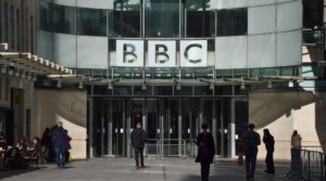 The BBC headquarters is located in London. 