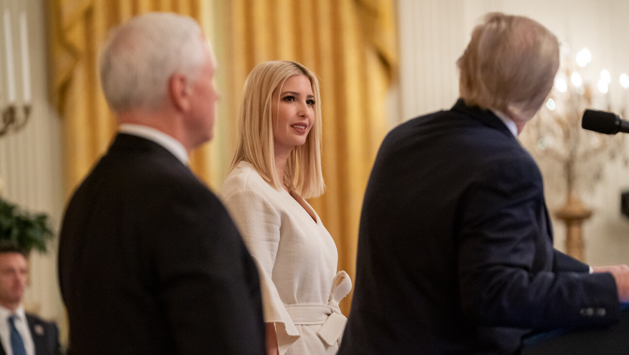 President Donald J. Trump, right, and Ivanka Trump, center, on Jan. 31, 2020.