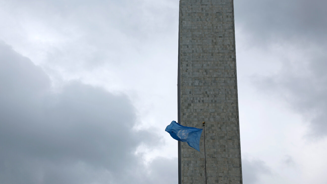 The United Nations ( flag flies outside its headquarters on Sept. 22, 2022 in New York City.