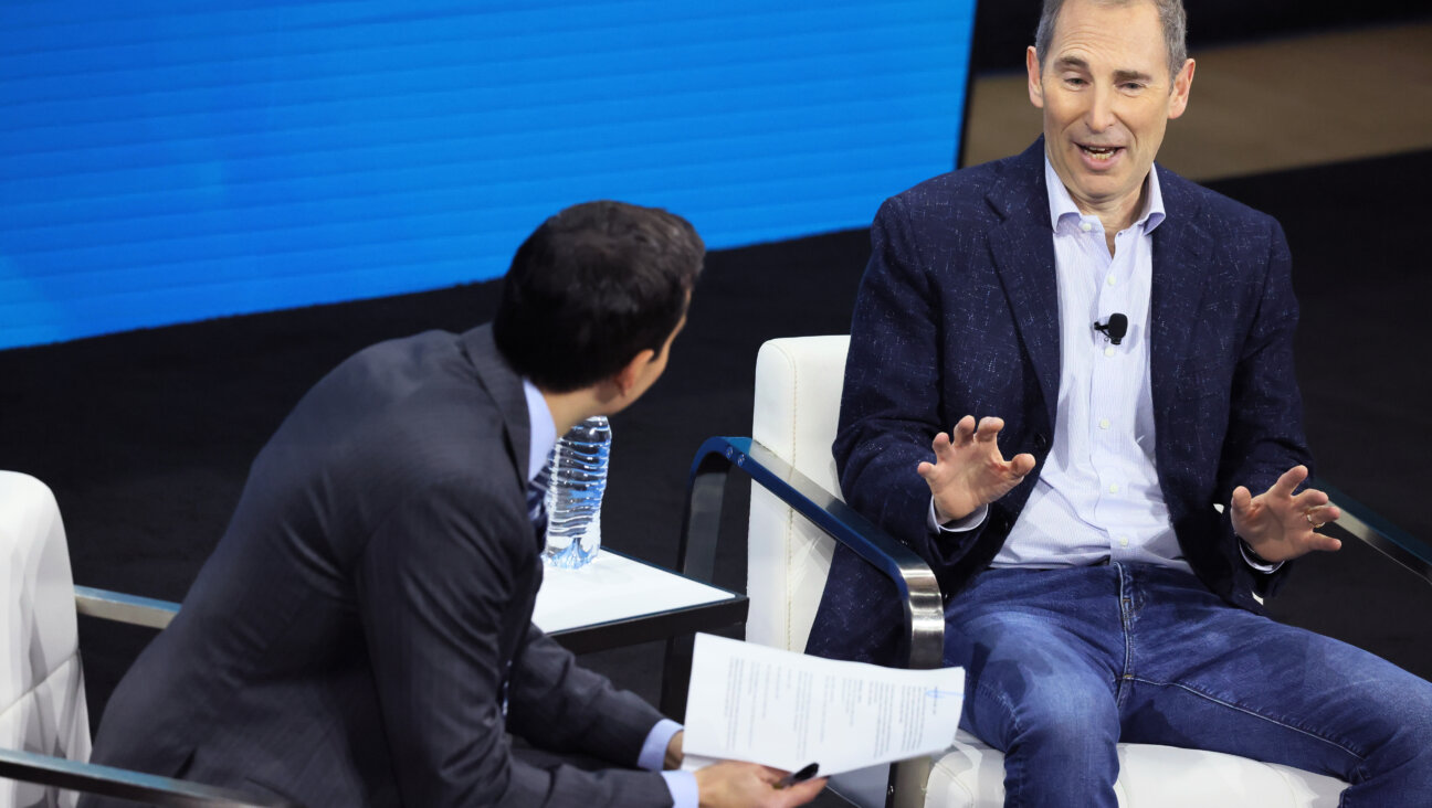Andrew Ross Sorkin interviews Andy Jassy at <i>The New York Times</i> DealBook Summit.