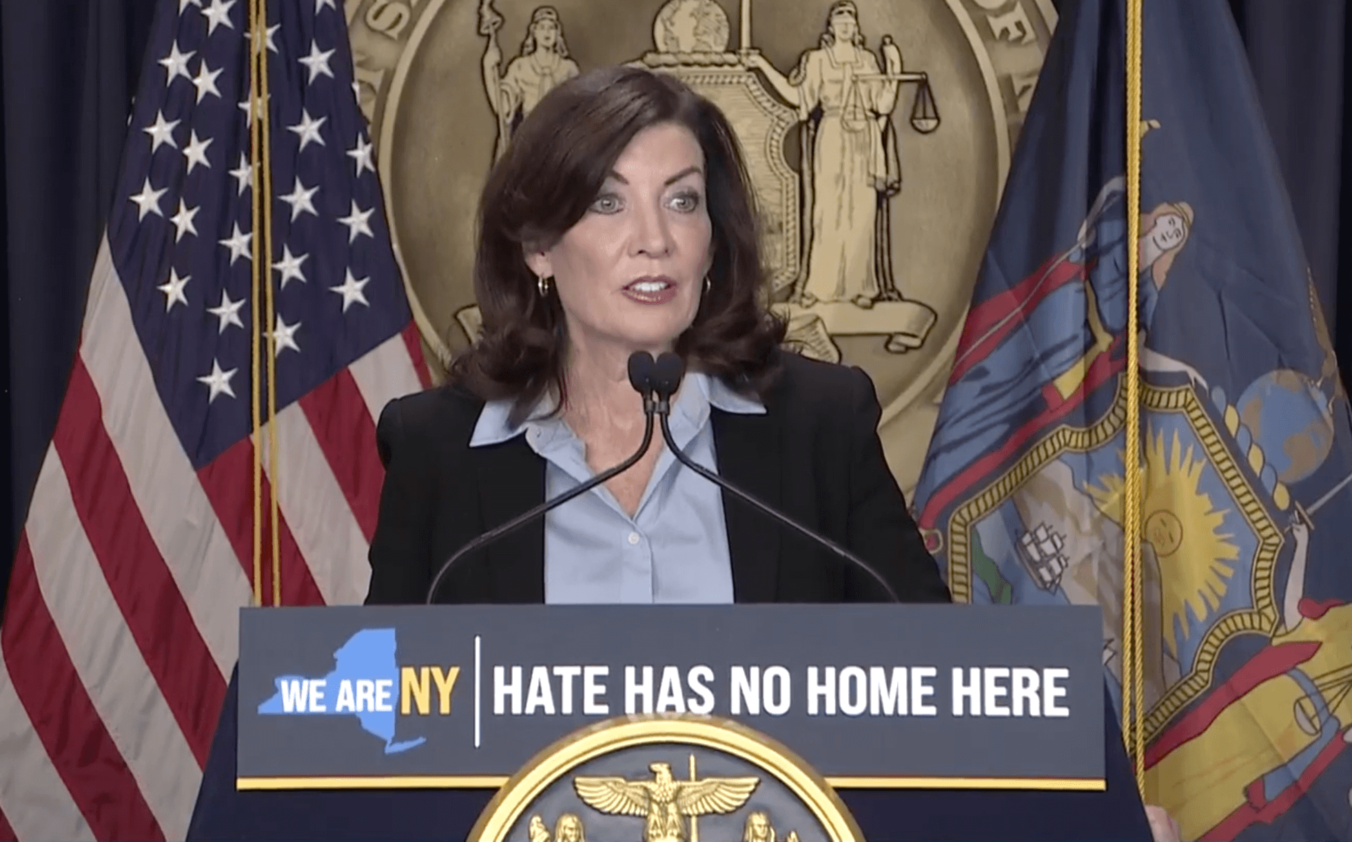 New York governor signs two bills aimed at thwarting hate crimes