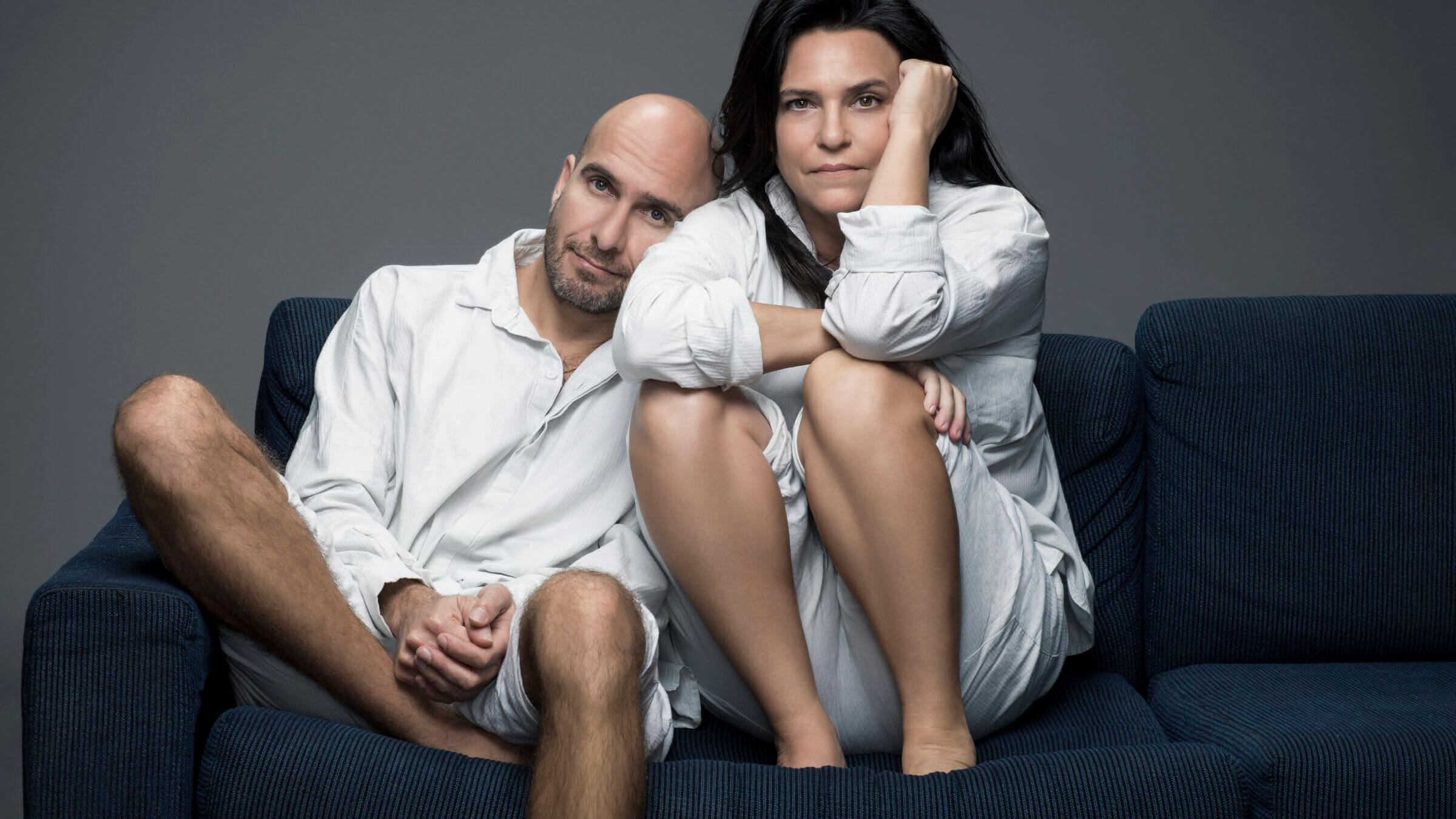 Assi Cohen and Dana Modan play neighbors on Israel's hit comedy series "Significant Other."
