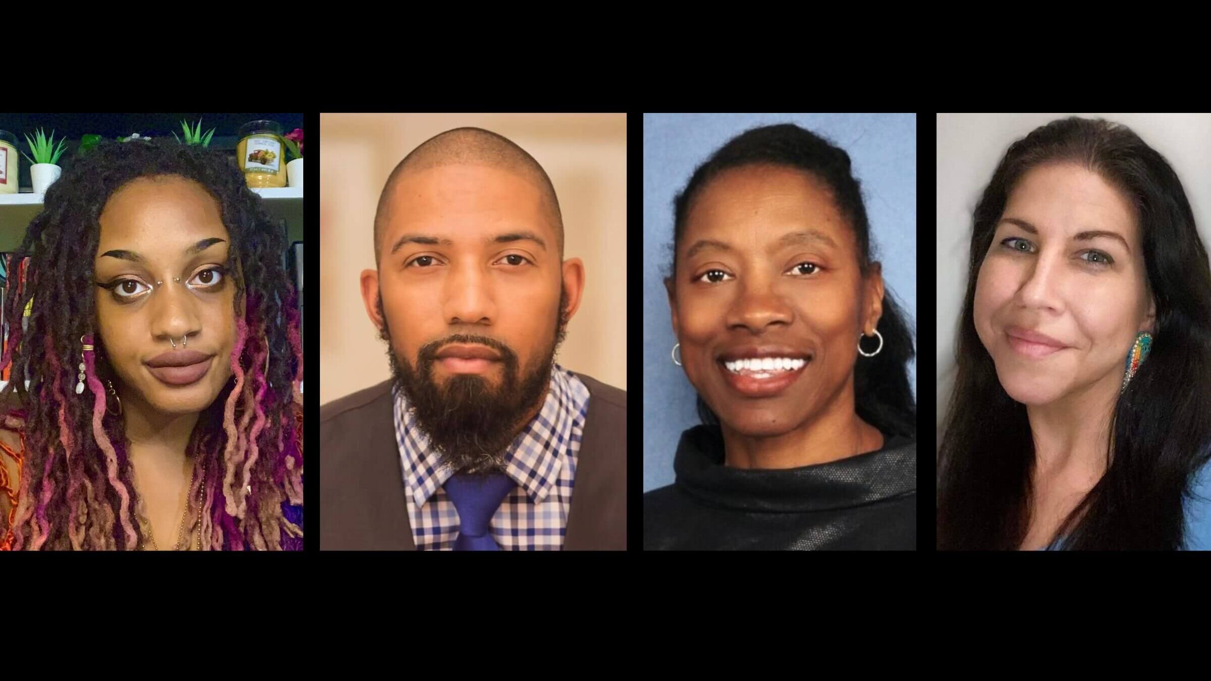 From left to right, Ayeola Omolara Kapan, La'Mar Walker, Victoria Raggs and Laura Cummings Balgari will participate in the Atlanta Jews of Color Council's Jewish Diversity of Arts Showcase on Nov. 13. 