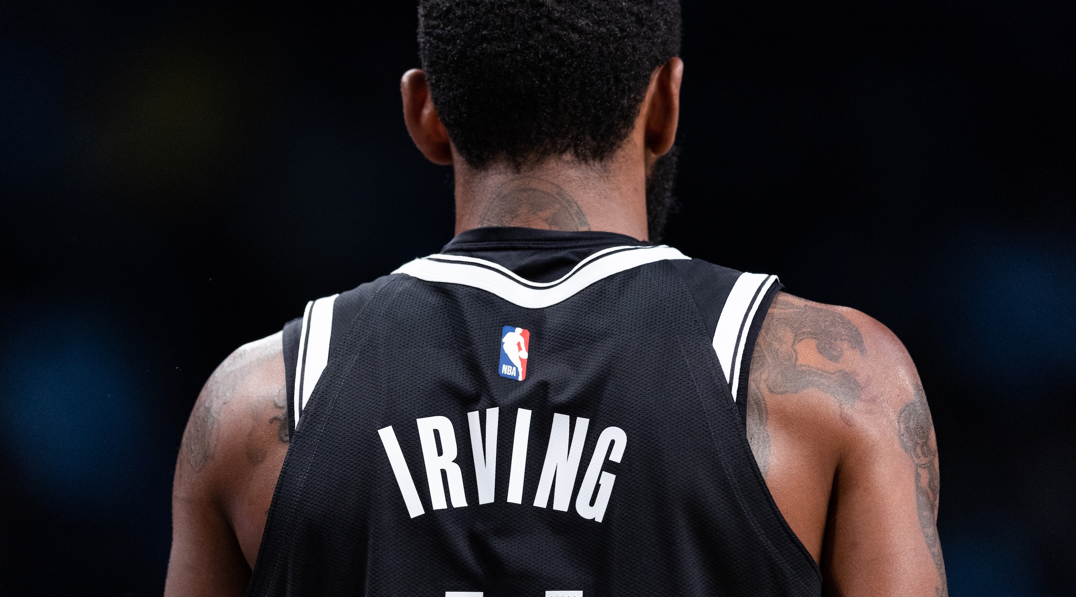 Kyrie Irving in a home game at Brooklyn's Barclays Center on Nov. 1, 2022.