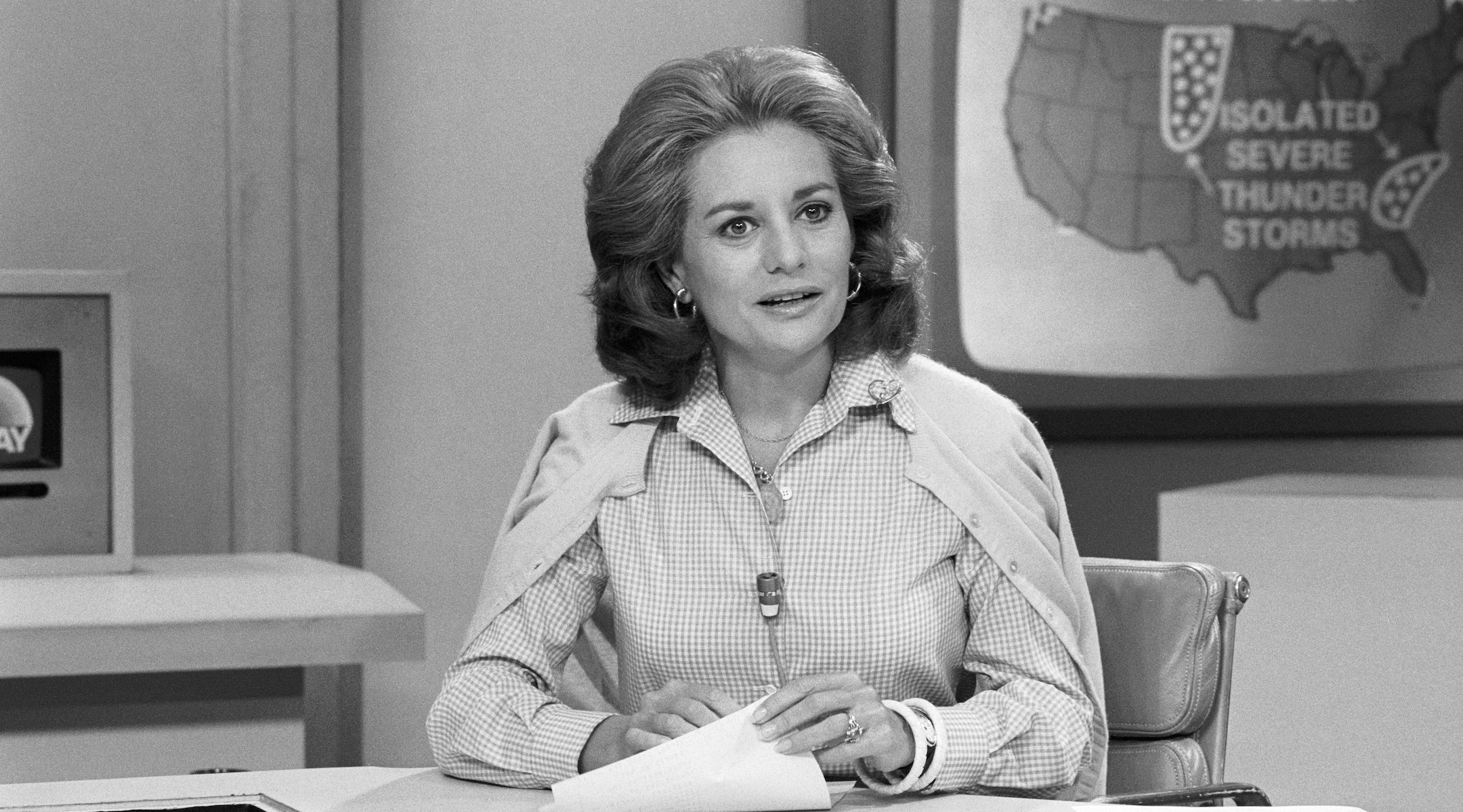 Barbara Walters on the set of “The Today Show” in 1976. (Bettmann/Getty Images)