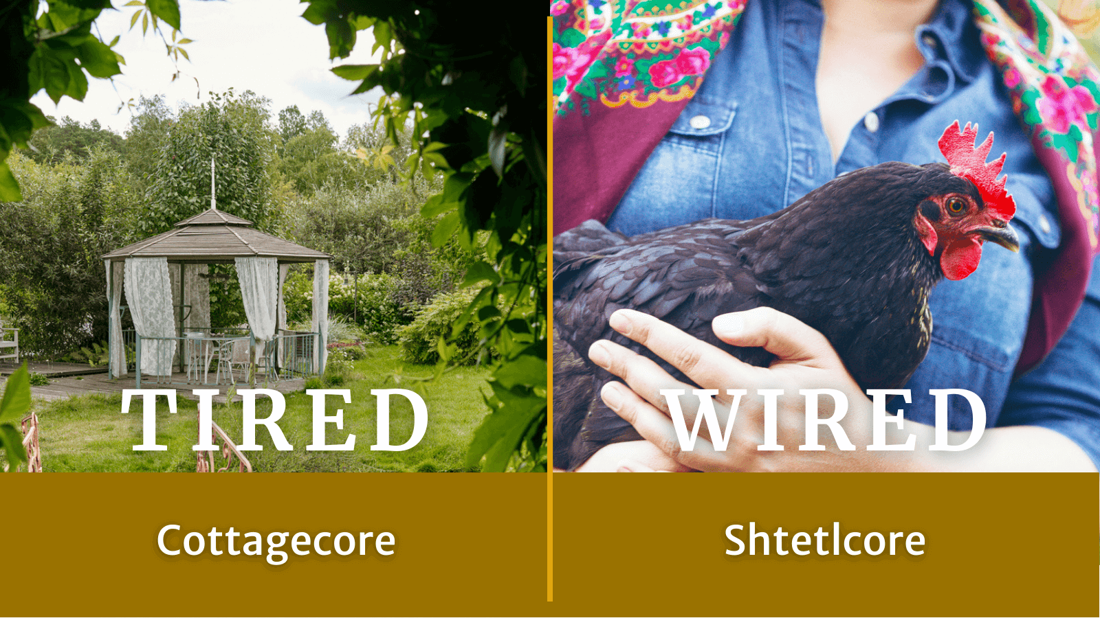 Tired: Cottagecore. Wired: Shtetlcore.