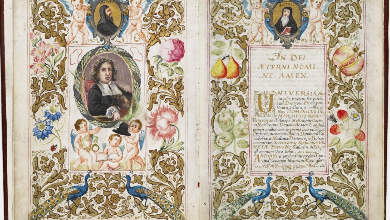 Medical diploma of Moise di Pellegrino (Moshe ben Gershon), Tilche
University of Padua, 1687
