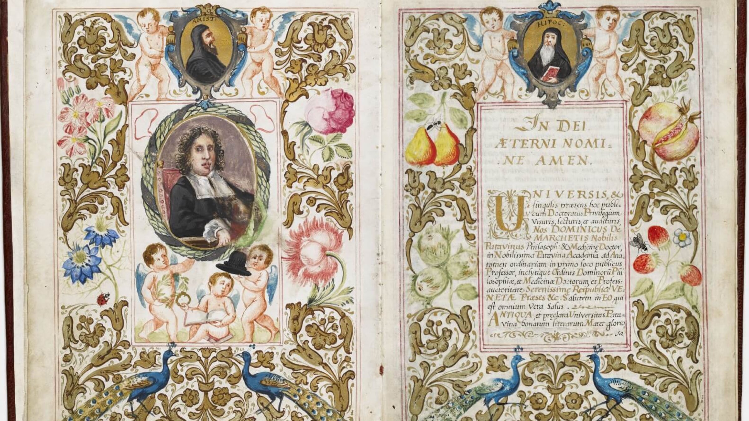 Medical diploma of Moise di Pellegrino (Moshe ben Gershon), Tilche
University of Padua, 1687
