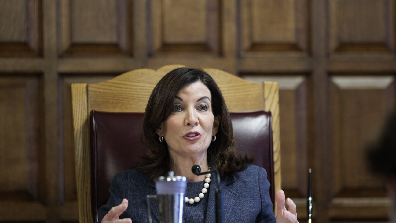Gov. Kathy Hochul at the Court of Appeals in Albany on April 5, 2022. 