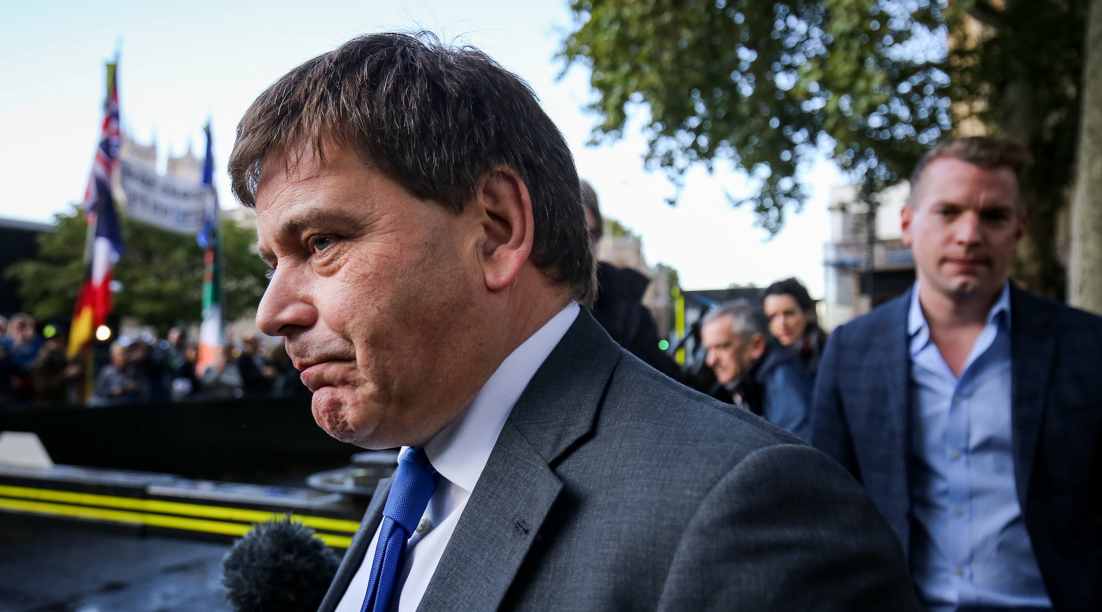 Andrew Bridgen in 2019. (Jacob King/PA Images via Getty Images)