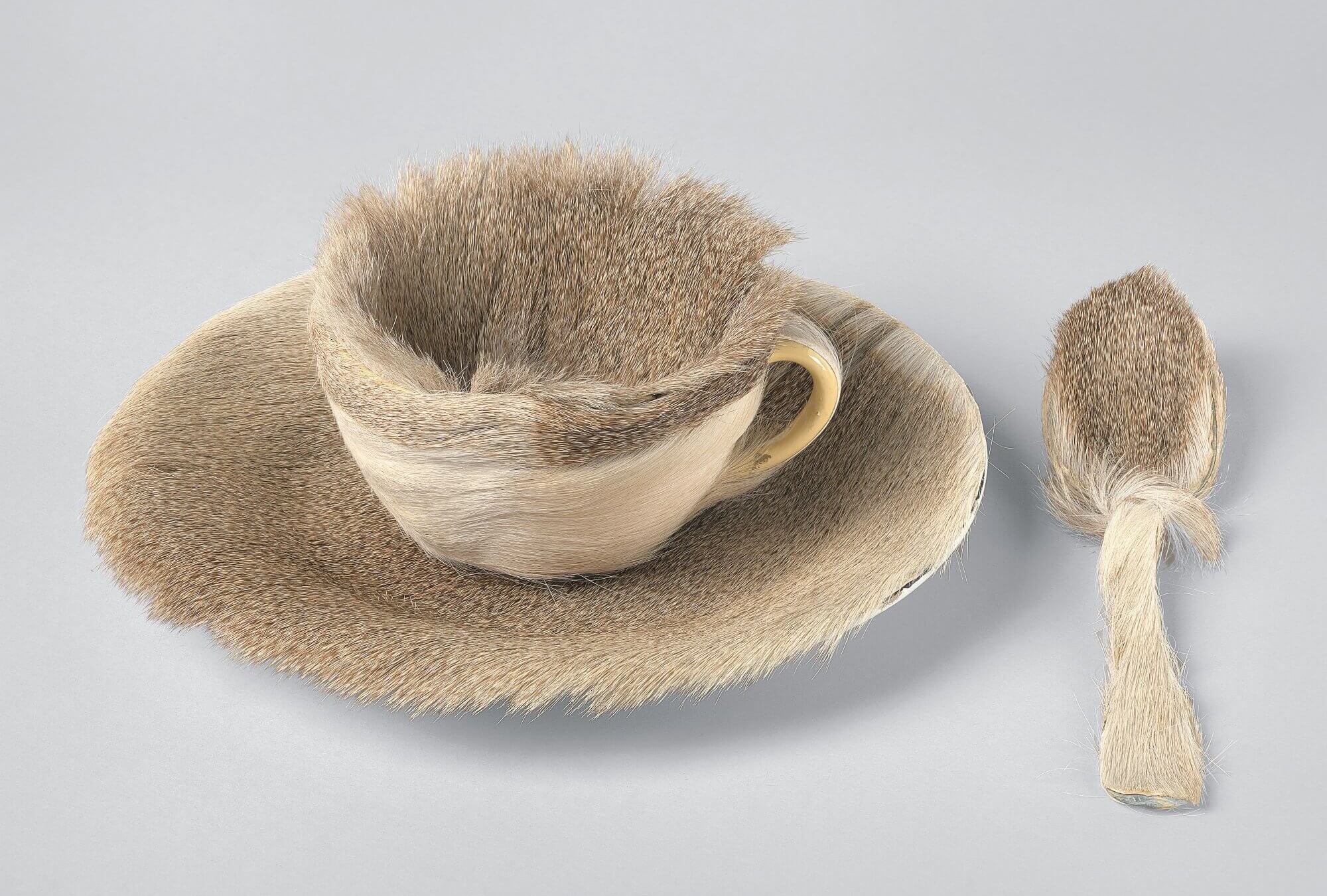 The fur-lined teacup shot Oppenheim to fame; people found it sexual, absurdist and confounding. It became the first piece by a woman artist in MoMA's collections, where it is regularly on display.