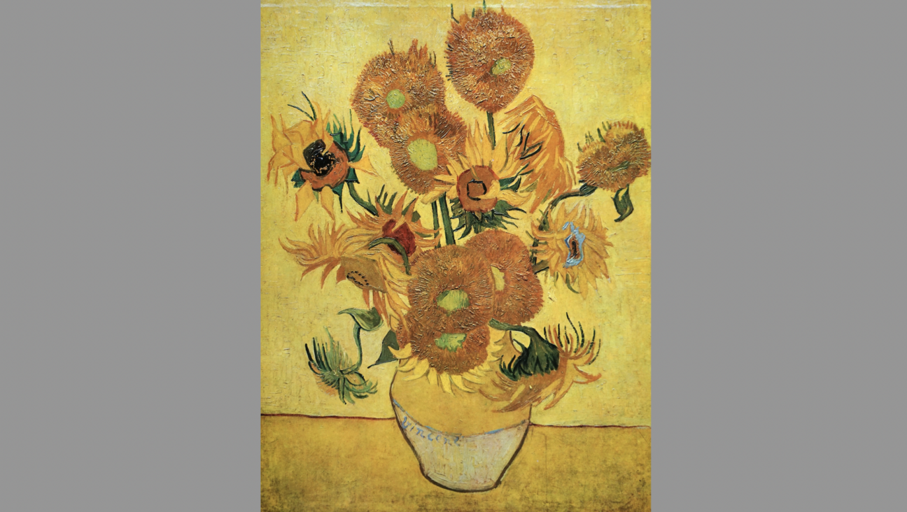 “Sunflowers,” one of Vincent van Gogh’s most beloved works, is owned by a Japanese company. (Universal History Archive/Universal Images Group via Getty Images)