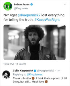 Lebron 2025 colin kaepernick