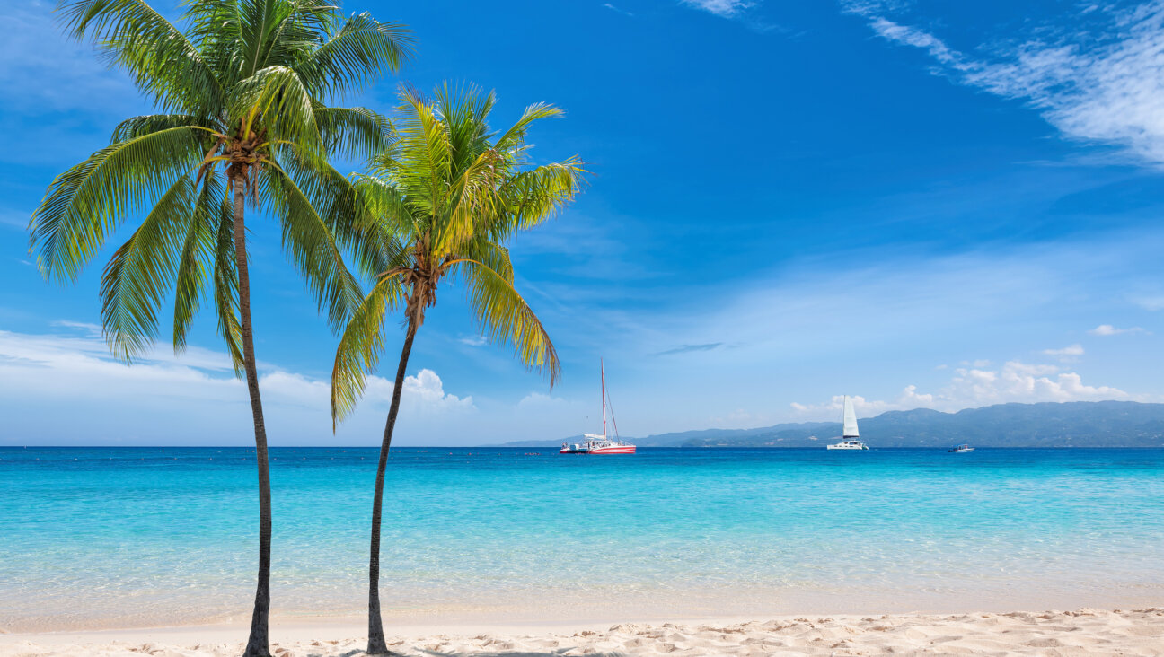 Sun, sand and palm trees in Jamaica. And now there's a mikvah available too!