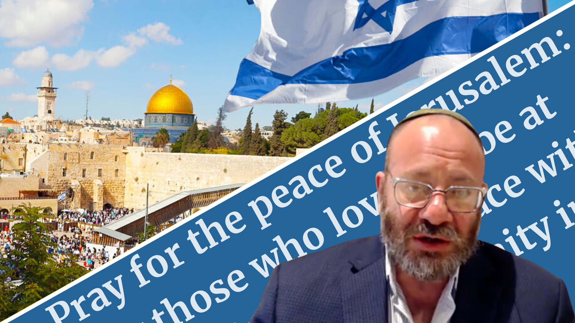 Why this rabbi has stopped saying the Prayer for the State of Israel