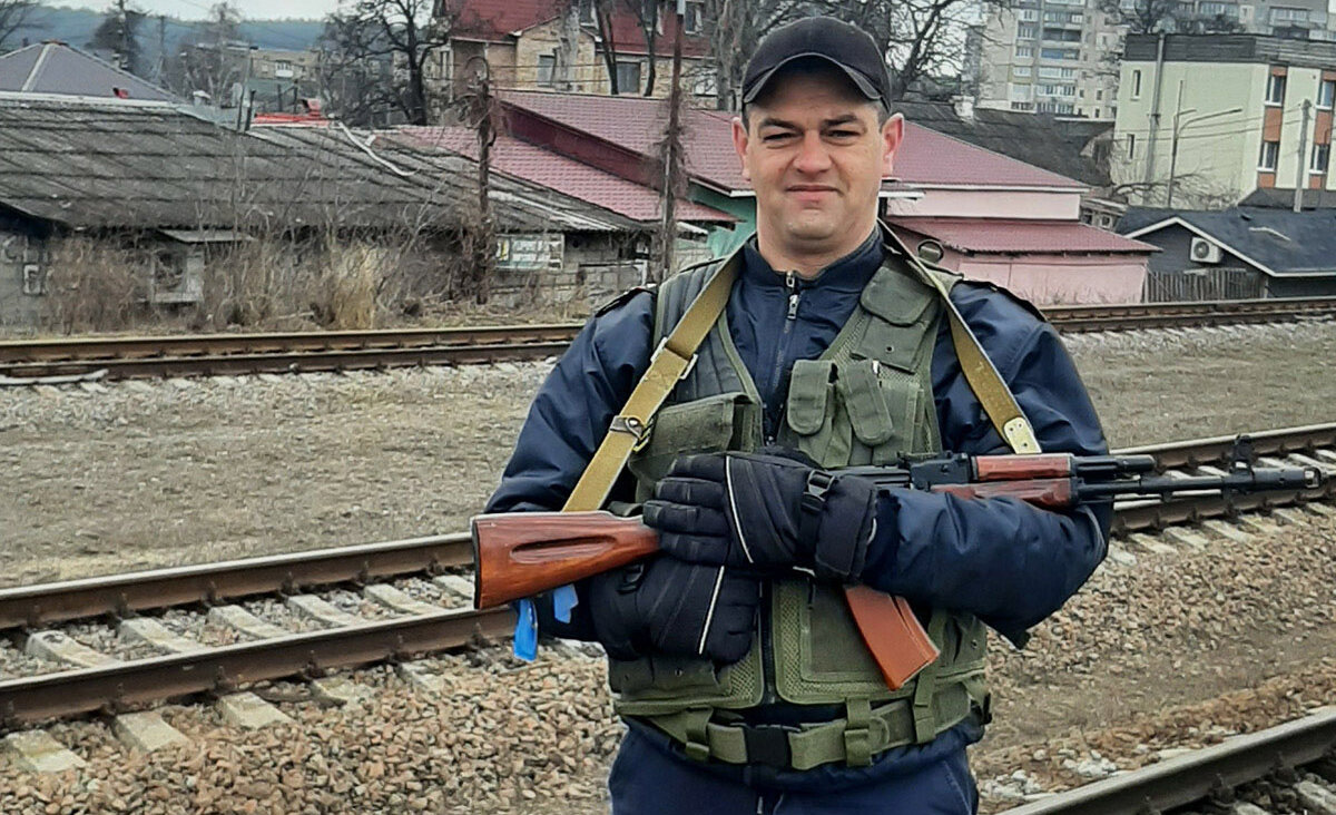 'I didn’t have to think twice,' said Serhii Pruzhanskyi of his decision to fight for Ukraine. (Courtesy)