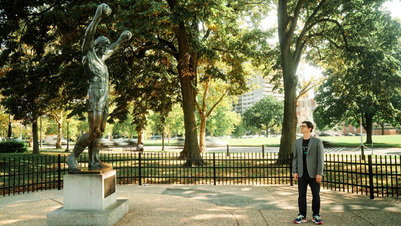 Paul Farber is the creator and host of a new podcast about the Rocky Balboa statue in Philadelphia. (Gene Smirnov)