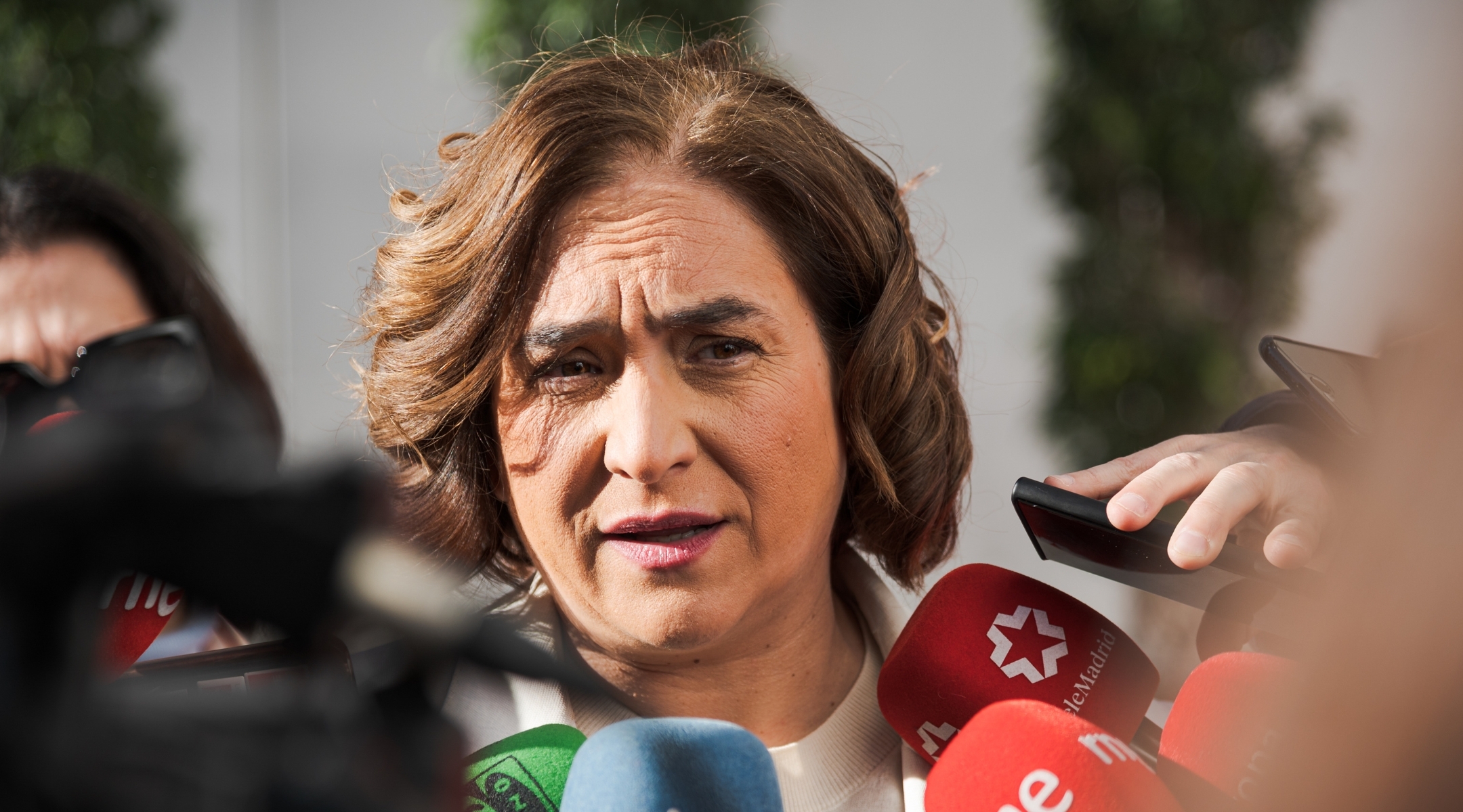 Barcelona Mayor Ada Colau, speaking in January. (Mario Wurzburger/Getty Images)