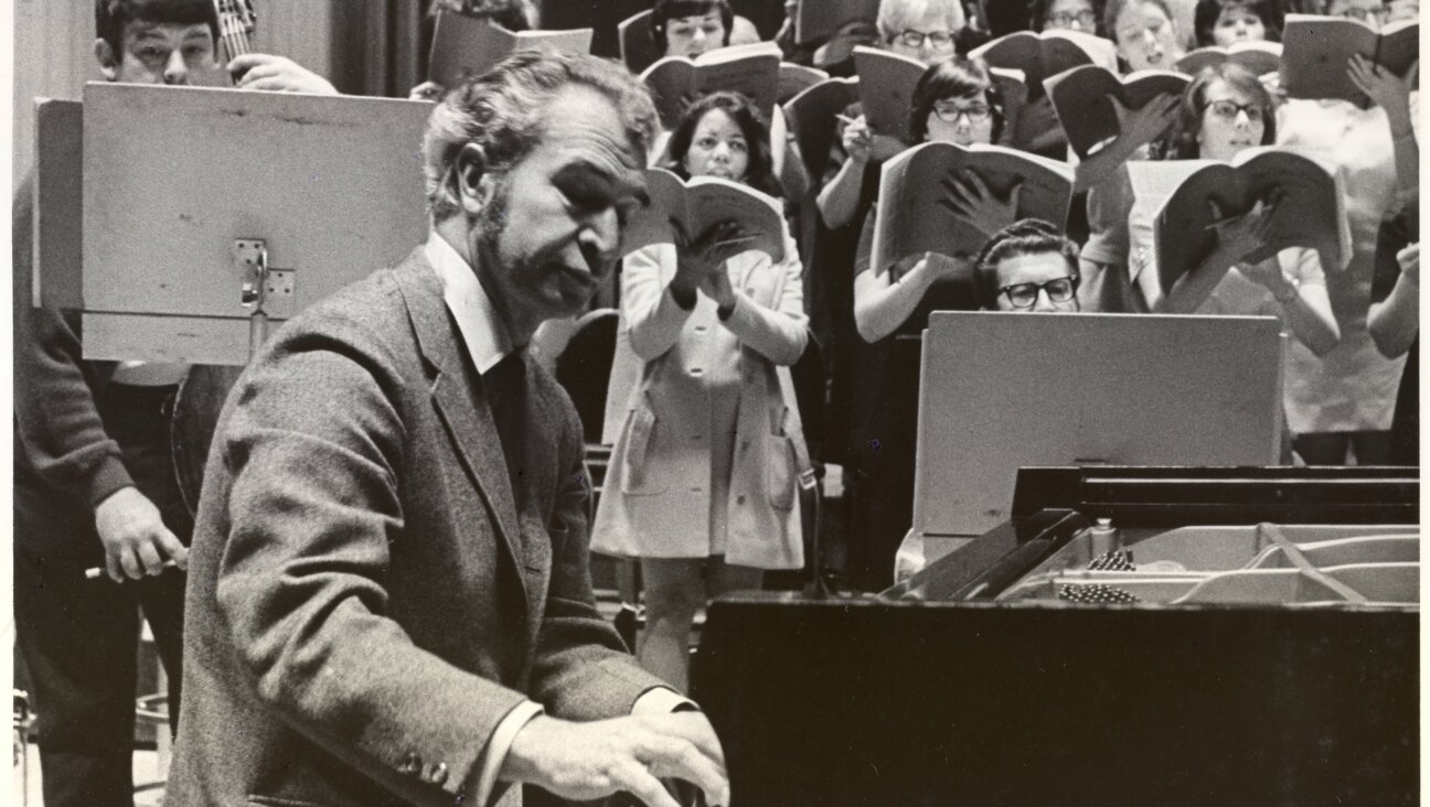 Dave Brubeck in a 1970 performance of <i>Gates of Justice</i>.