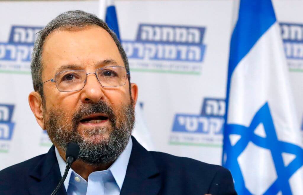 Former Israeli Prime Minister Ehud Barak.