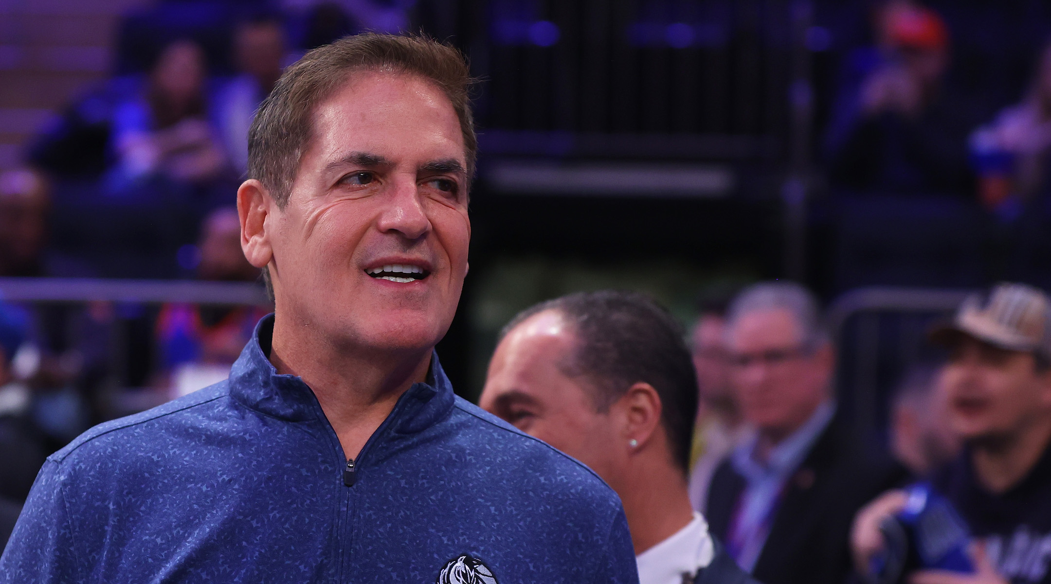 Mark Cuban seen during a game between the Dallas Mavericks and the New York Knicks at Madison Square Garden in New York City, Dec. 3, 2022.