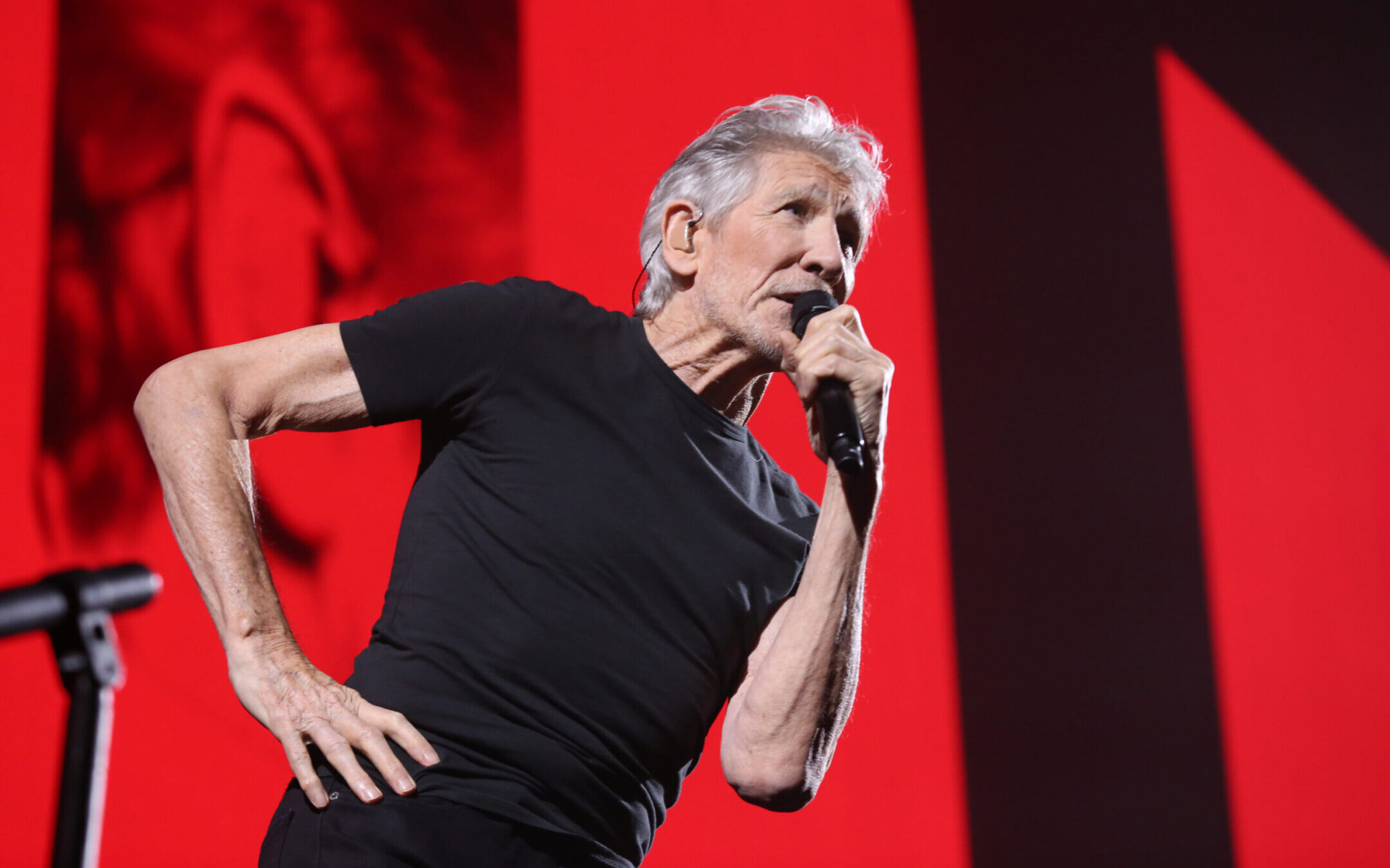 Roger Waters performing during a concert as part of the ‘This Is Not A Drill Tour’ in Monterrey, Mexico, Oct. 11, 2022. (Medios y Media/Getty Images)
