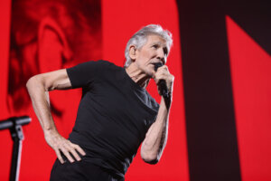 Roger Waters performing during a concert as part of the ‘This Is Not A Drill Tour’ in Monterrey, Mexico, Oct. 11, 2022. (Medios y Media/Getty Images)