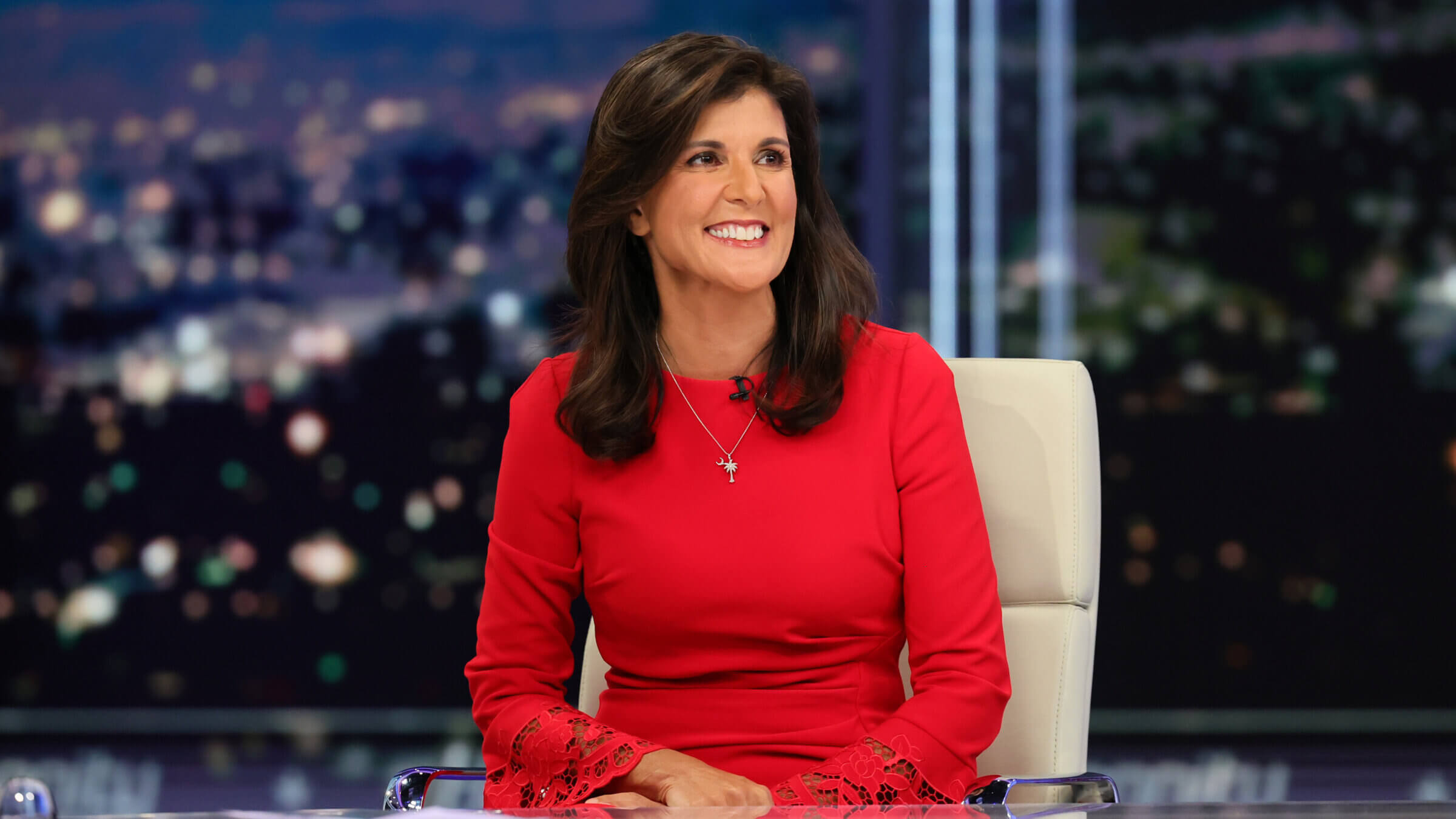 Nikki Haley on "Hannity" at Fox News Channel Studios on January 20, 2023 in New York City