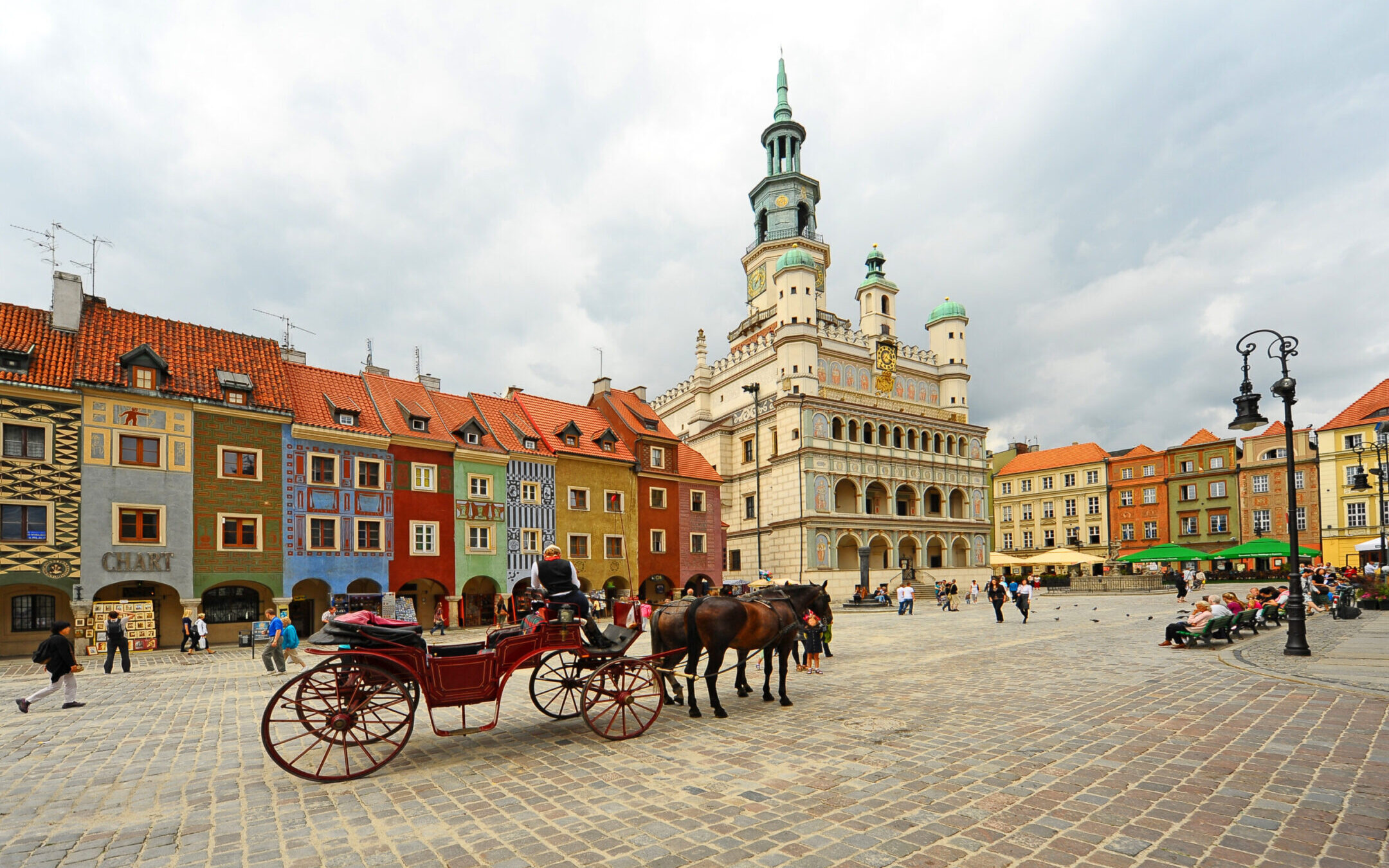Poznan is Poland’s fifth-largest city and one of its oldest. Its historic city hall is seen here. (Getty Images)