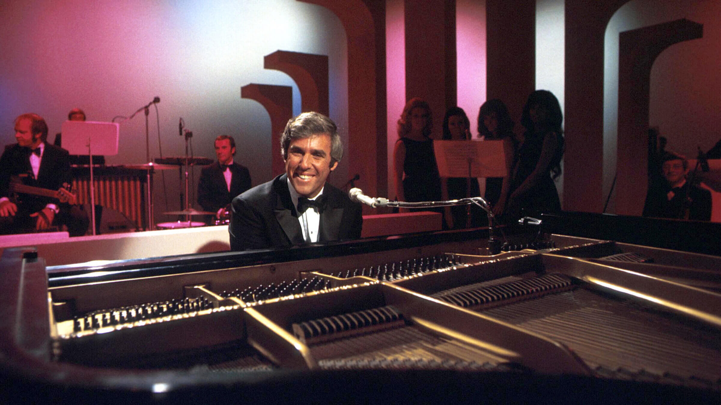 Burt Bacharach at the piano in 1968.