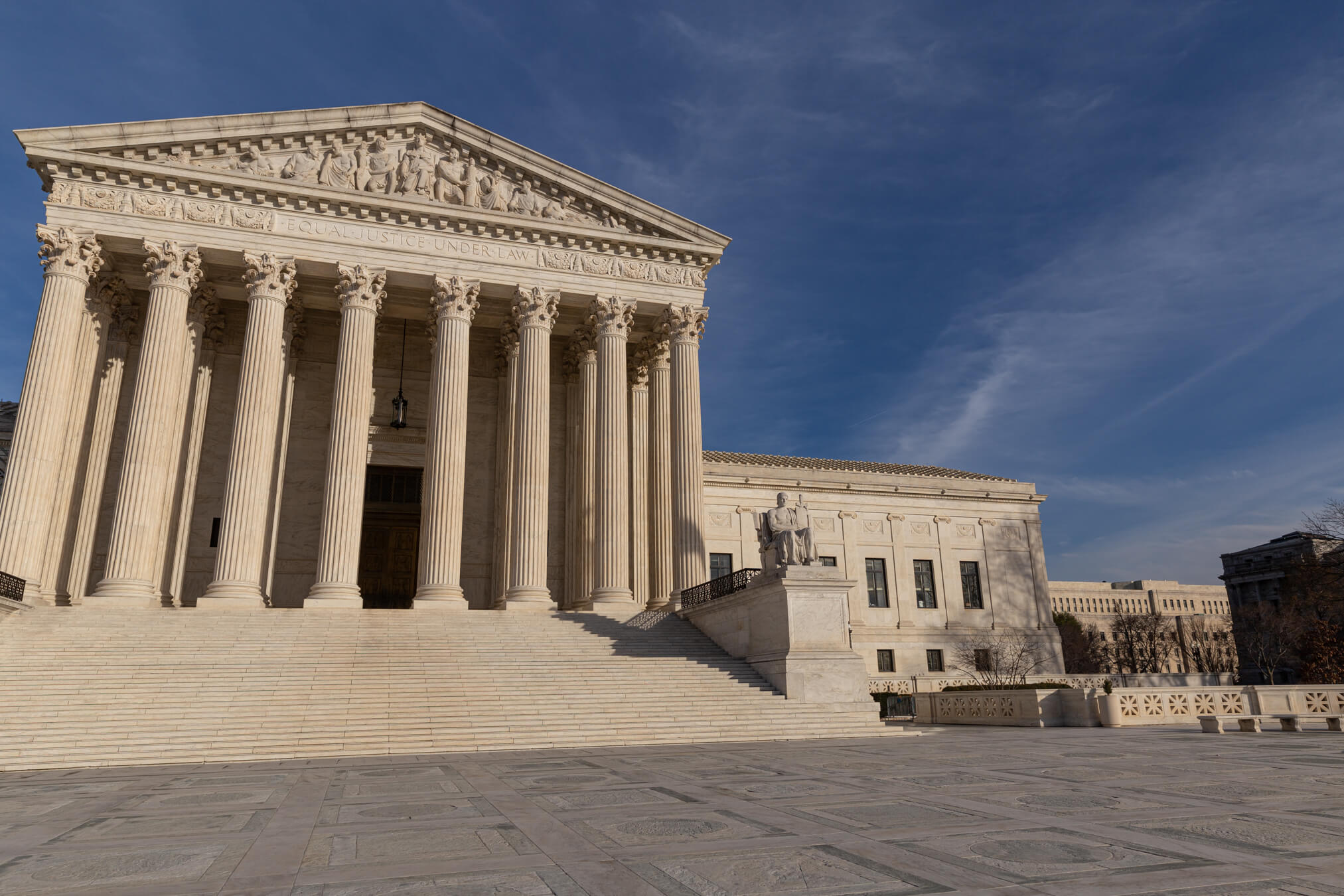The United States Supreme Court building in Washington, D.C. 